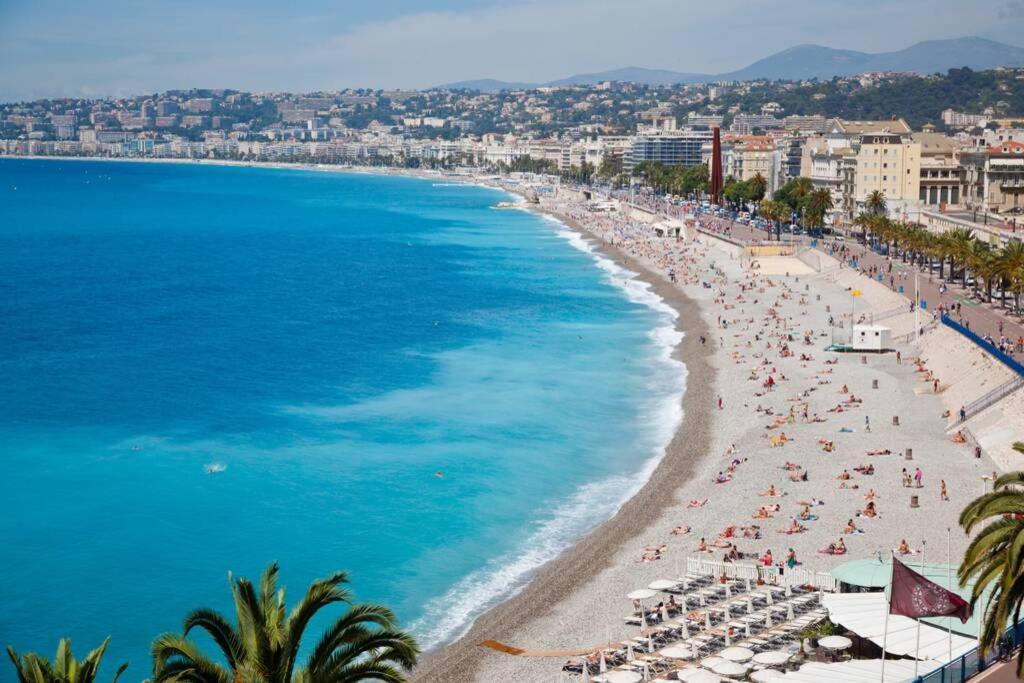 Spacious 3 BR flat Nice center - magnificent view-parking Exterior foto