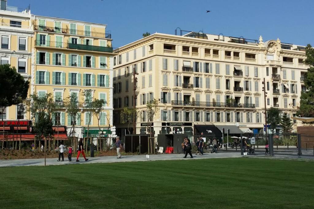Spacious 3 BR flat Nice center - magnificent view-parking Exterior foto