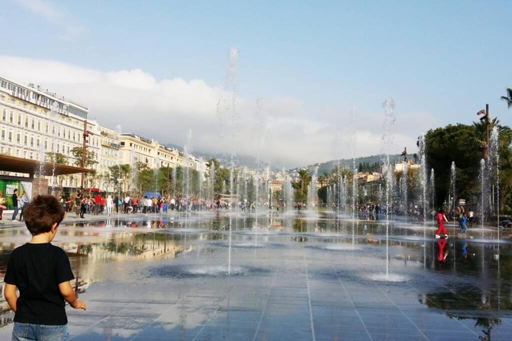 Spacious 3 BR flat Nice center - magnificent view-parking Exterior foto