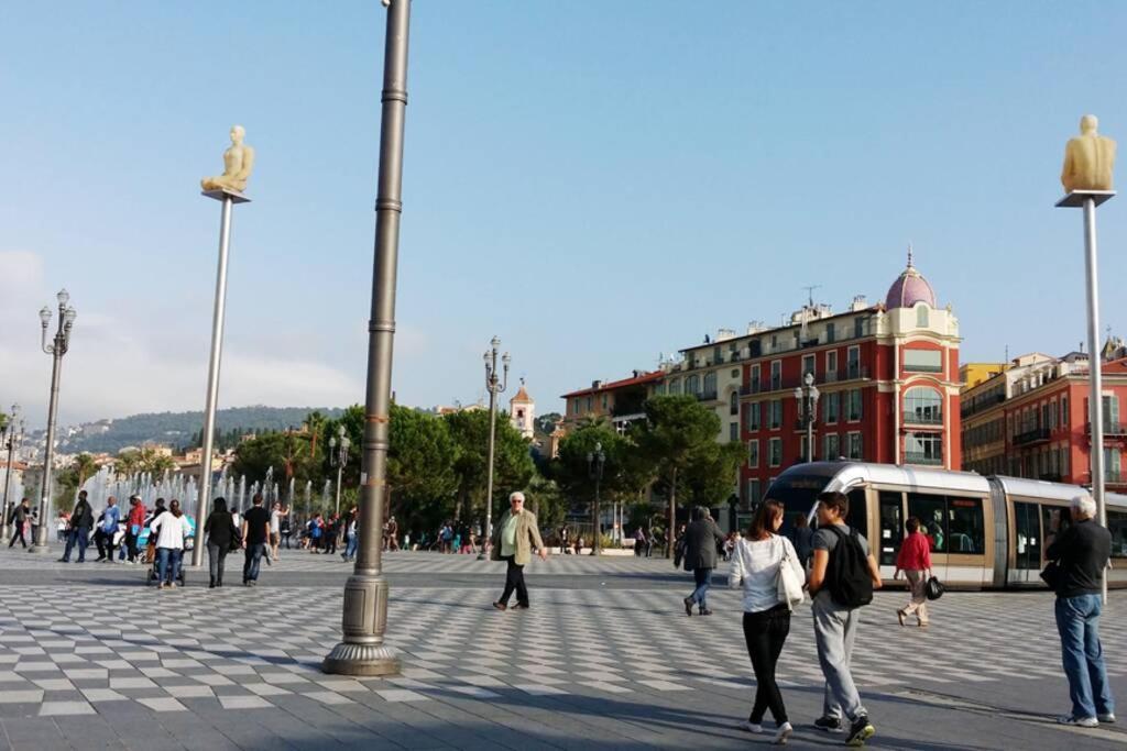 Spacious 3 BR flat Nice center - magnificent view-parking Exterior foto
