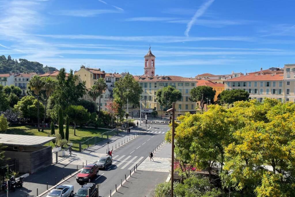 Spacious 3 BR flat Nice center - magnificent view-parking Exterior foto
