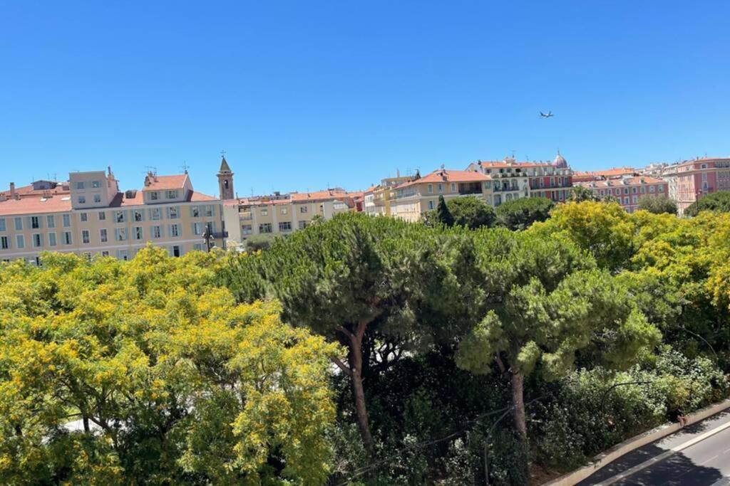 Spacious 3 BR flat Nice center - magnificent view-parking Exterior foto
